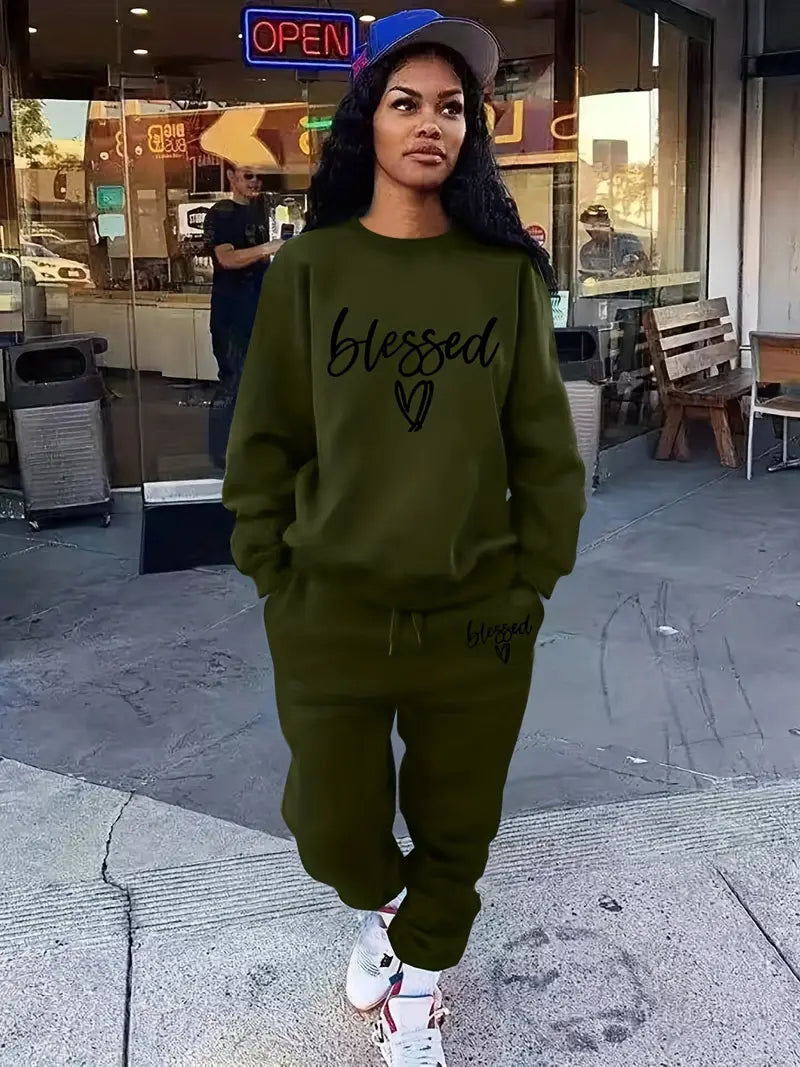 Stylish Women's Tracksuit Set Sporty Elegant