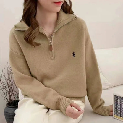 Comfortable Sweaters for Women | Soft Zipper Pullover