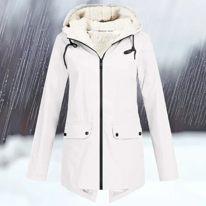 Waterproof Outdoor Jacket Hood Warm Insulated