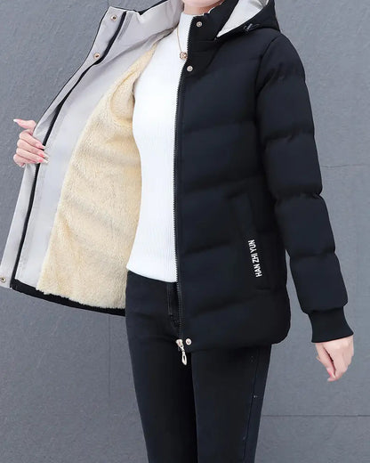 Hoodie Plain Comfortable Warm