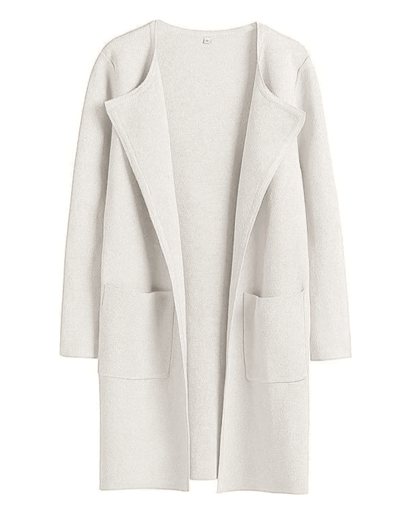 Elegant Women's Coat Lapel Classic