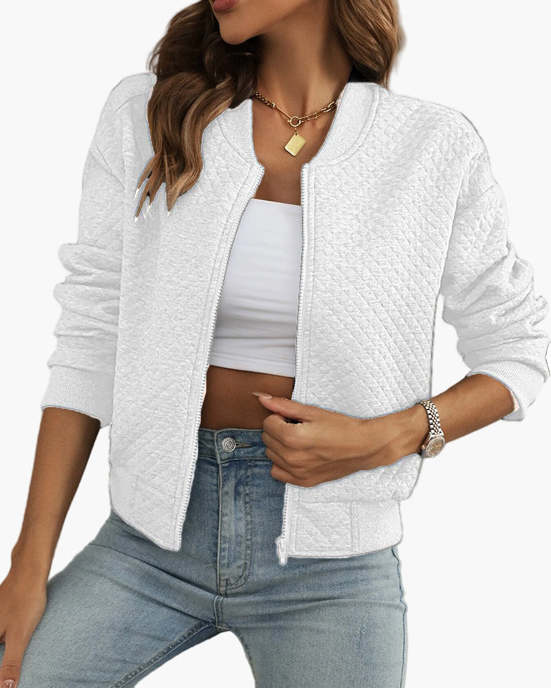 Bomber jacket Quilted design Sporty leisure jacket