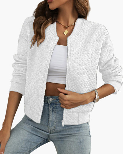 Bomber jacket Quilted design Sporty leisure jacket