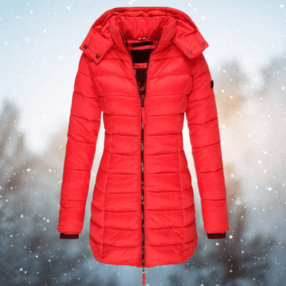 Women's Long Warm Winter Puffer Jacket