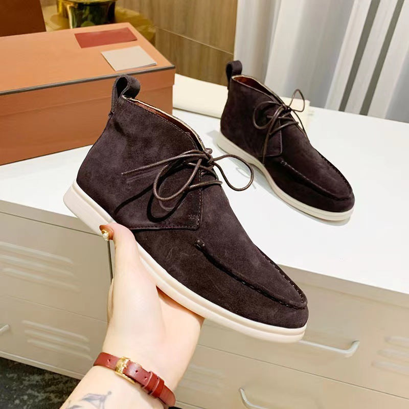Stylish Lace-Up Ankle Boots