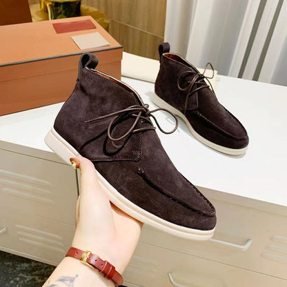 Stylish Lace-Up Ankle Boots