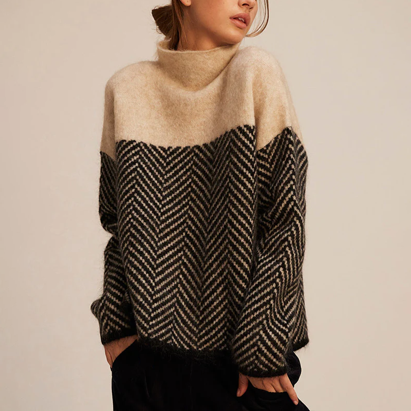 Elegant Women's Classic Turtleneck Sweater