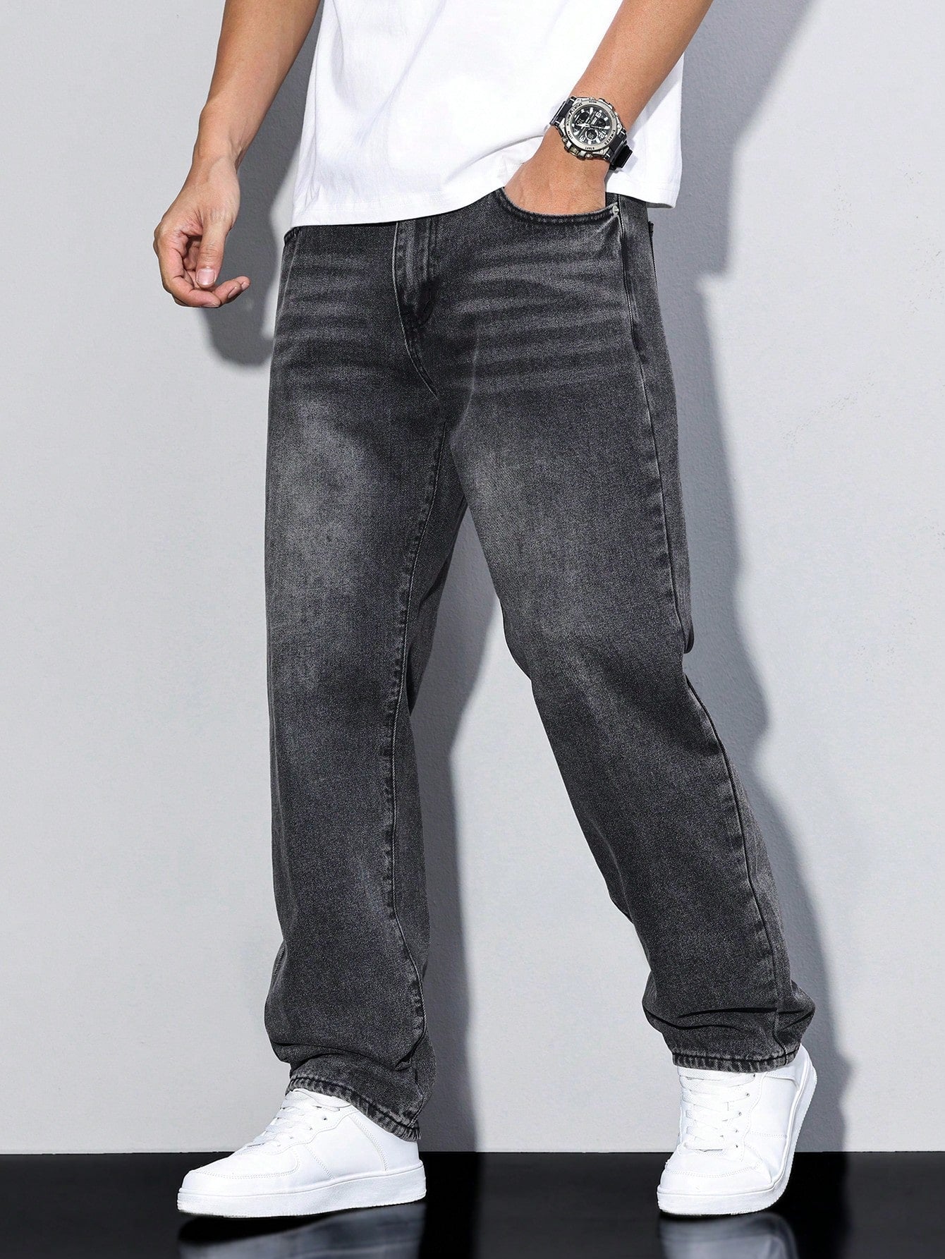 Solid Color Men's Jeans Daan - Casual Jeans for Men