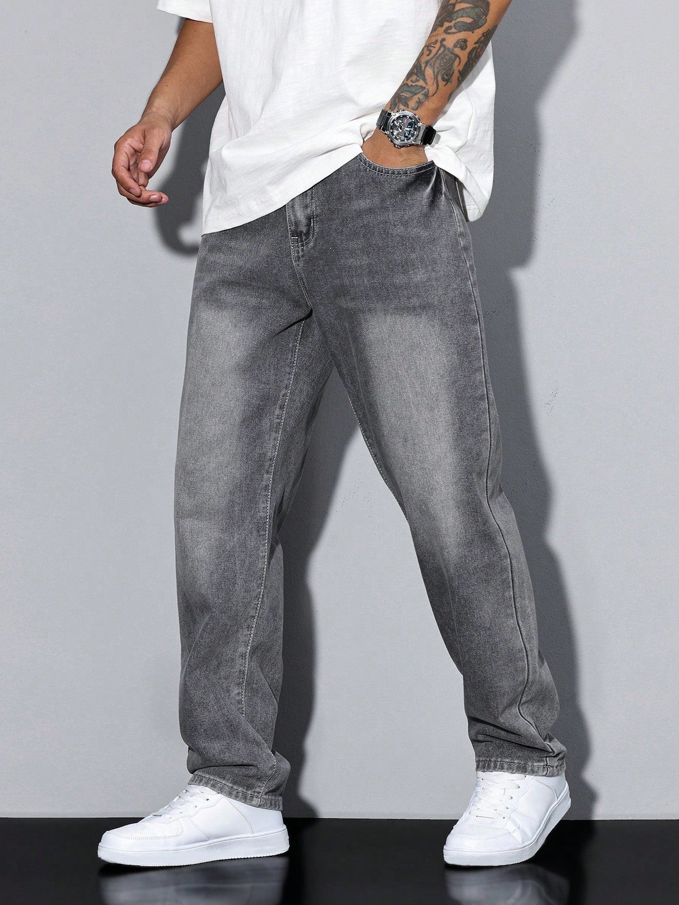 Solid Color Men's Jeans Daan - Casual Jeans for Men