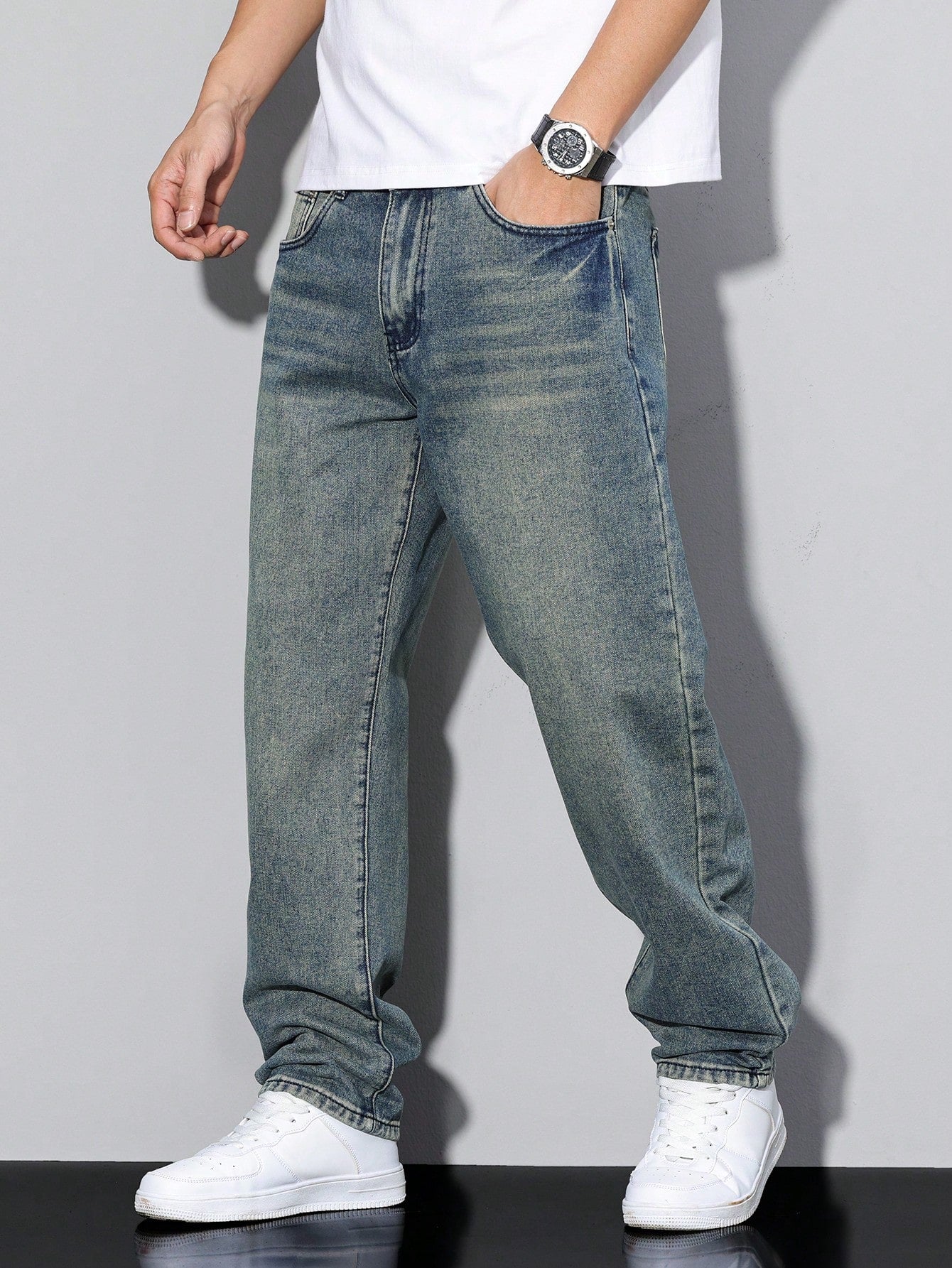Solid Color Men's Jeans Daan - Casual Jeans for Men