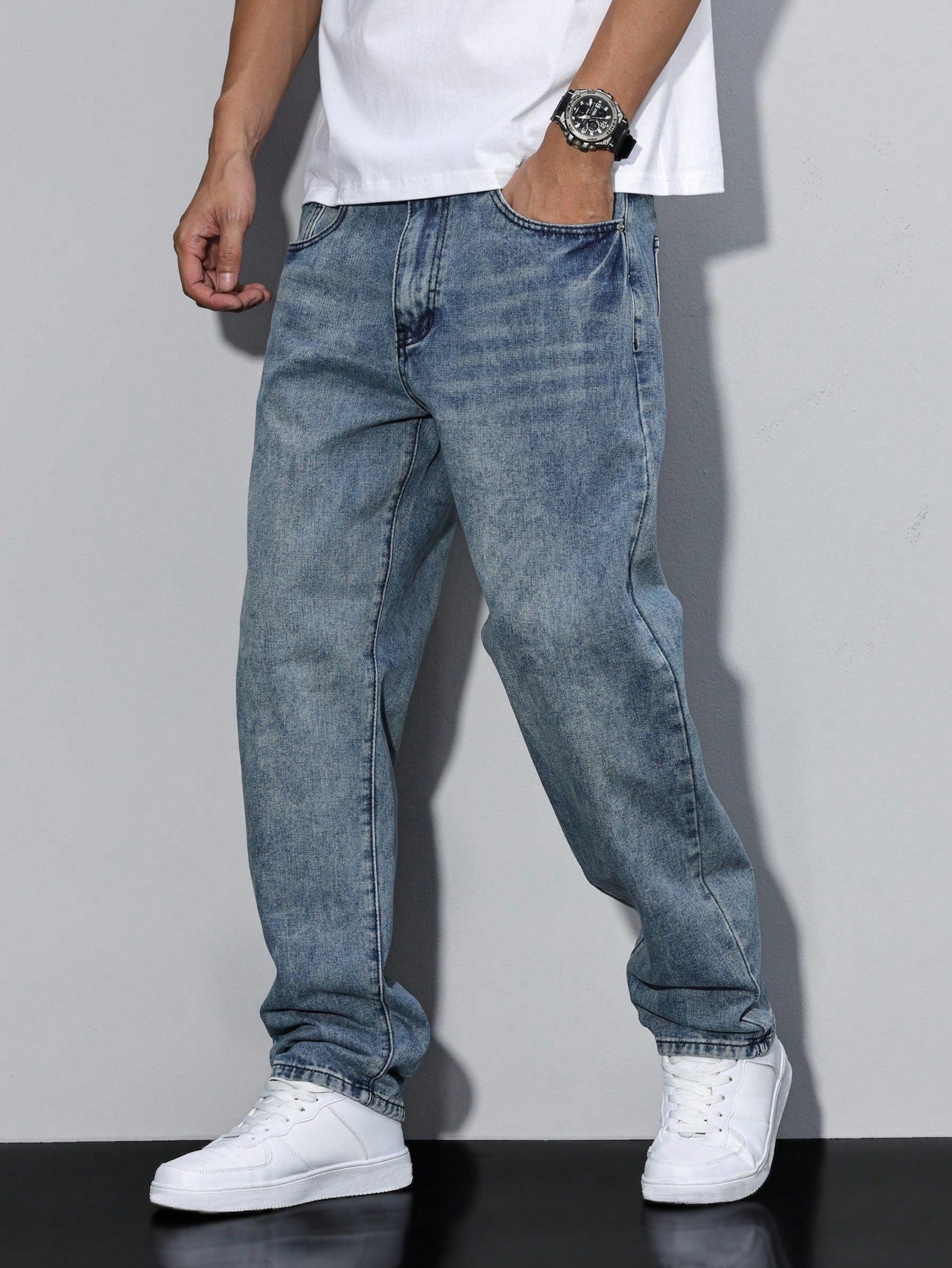 Solid Color Men's Jeans Daan - Casual Jeans for Men