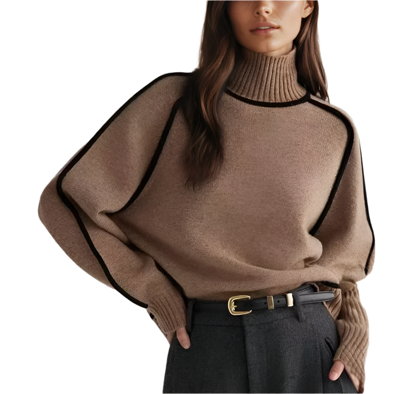 Elegant Women's Soft Turtleneck Sweater