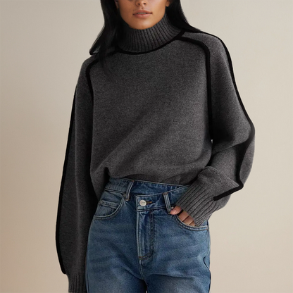 Comfortable Turtleneck Sweater Casual Style