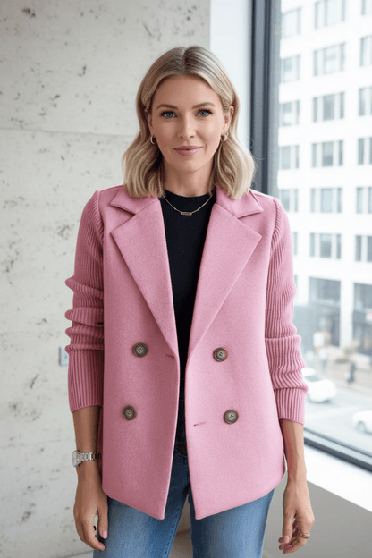 Damen Blazer Langarm Chic Stil - IdealeKleiden