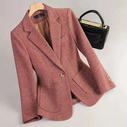 Women's Blazer Classic Elegant Two-Button