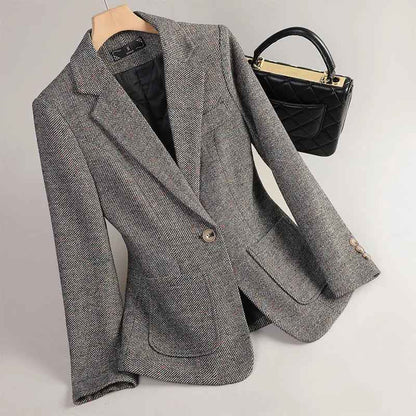 Women's Blazer Classic Elegant Two-Button