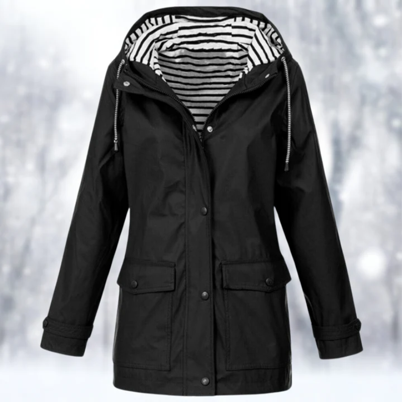 Women's Raincoat Hooded Waterproof