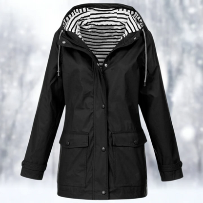 Women's Raincoat Hooded Waterproof