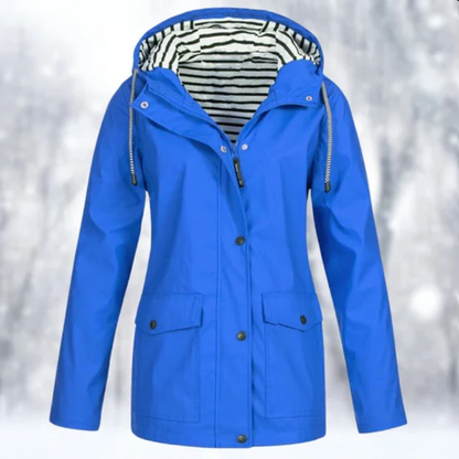 Women's Raincoat Hooded Waterproof