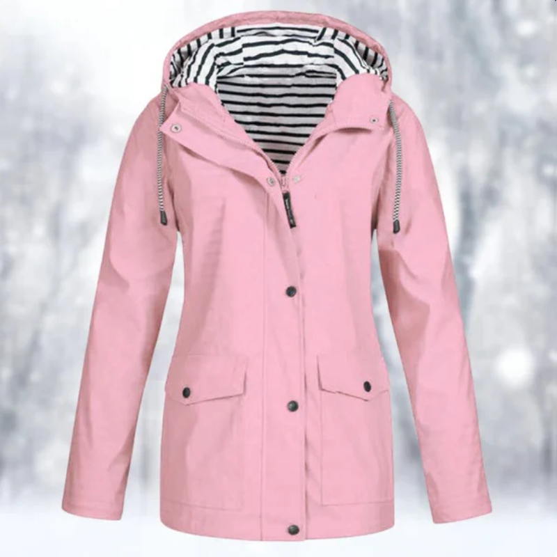 Women's Raincoat Hooded Waterproof