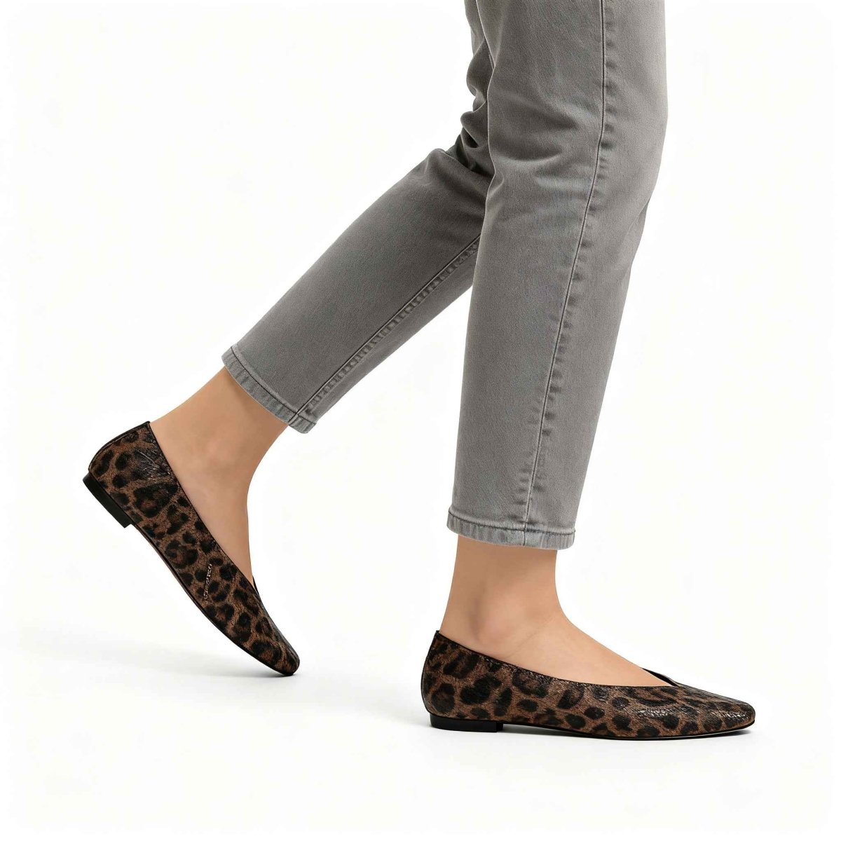 Damen Slipper Leopardenmuster Elegант - IdealeKleiden