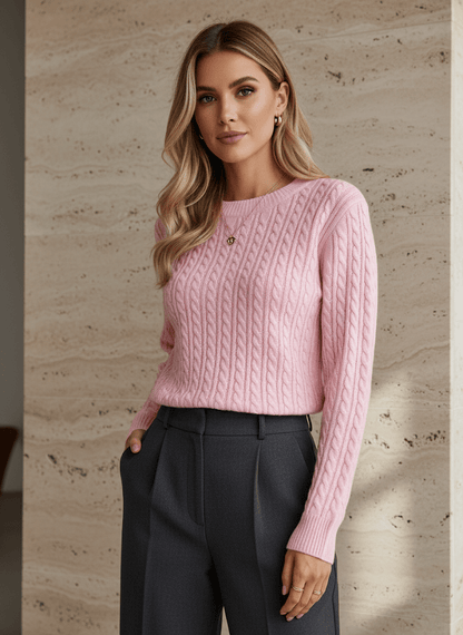 Damen Pullover Weich Herbstlich - IdealeKleiden