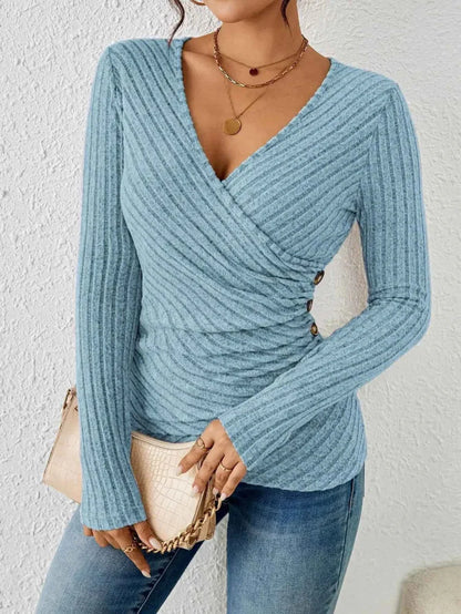 Women's Long-Sleeve Top Chic Style
