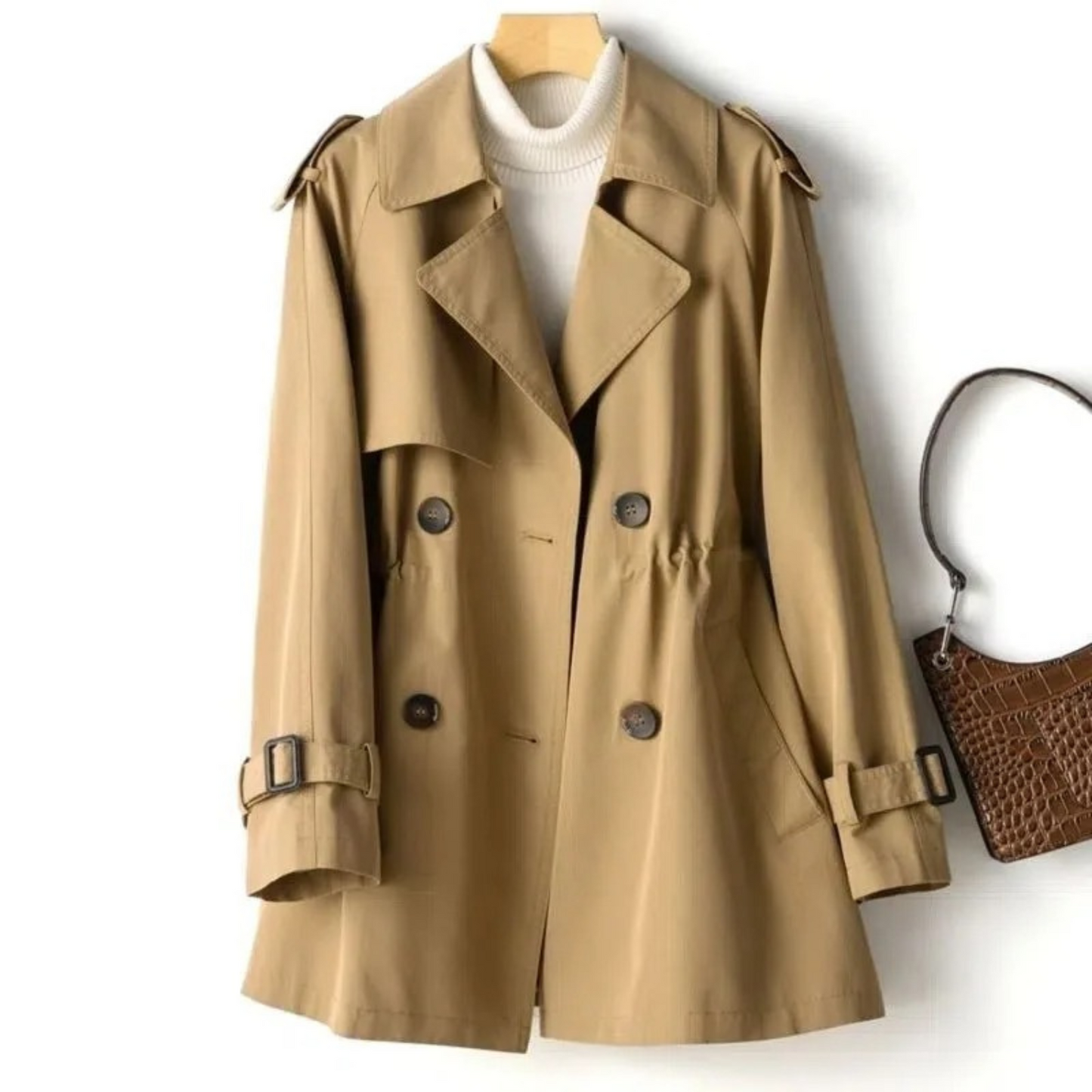 Stylish Women's Trench Coat Warm and Comfortable