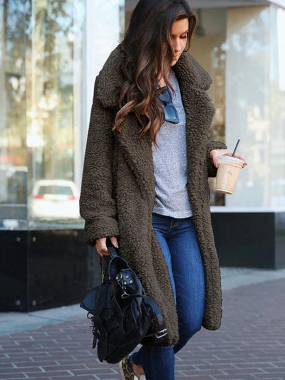 Teddy Coat Women Structured Warm