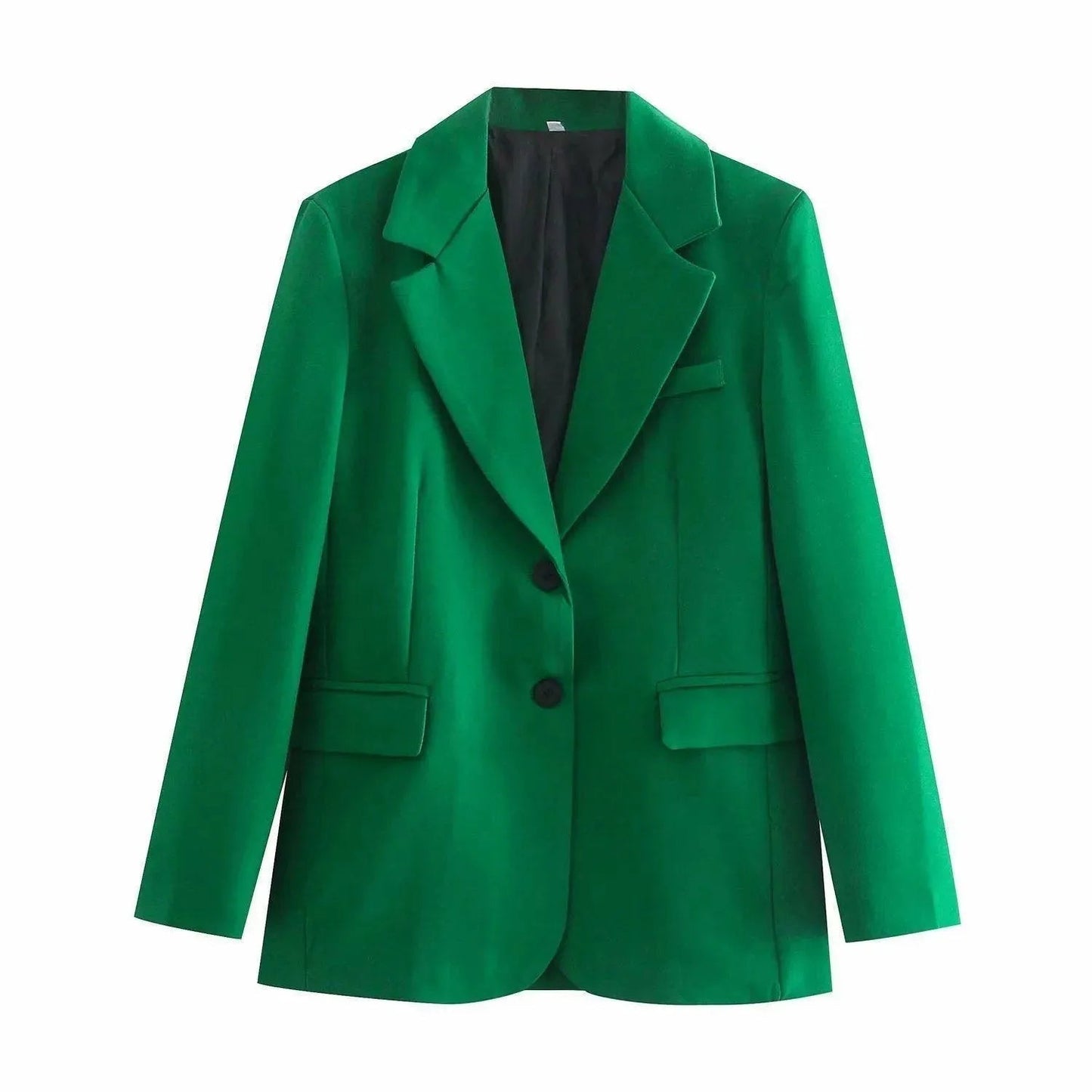 Dark Green Women's Blazer Simple Stylish