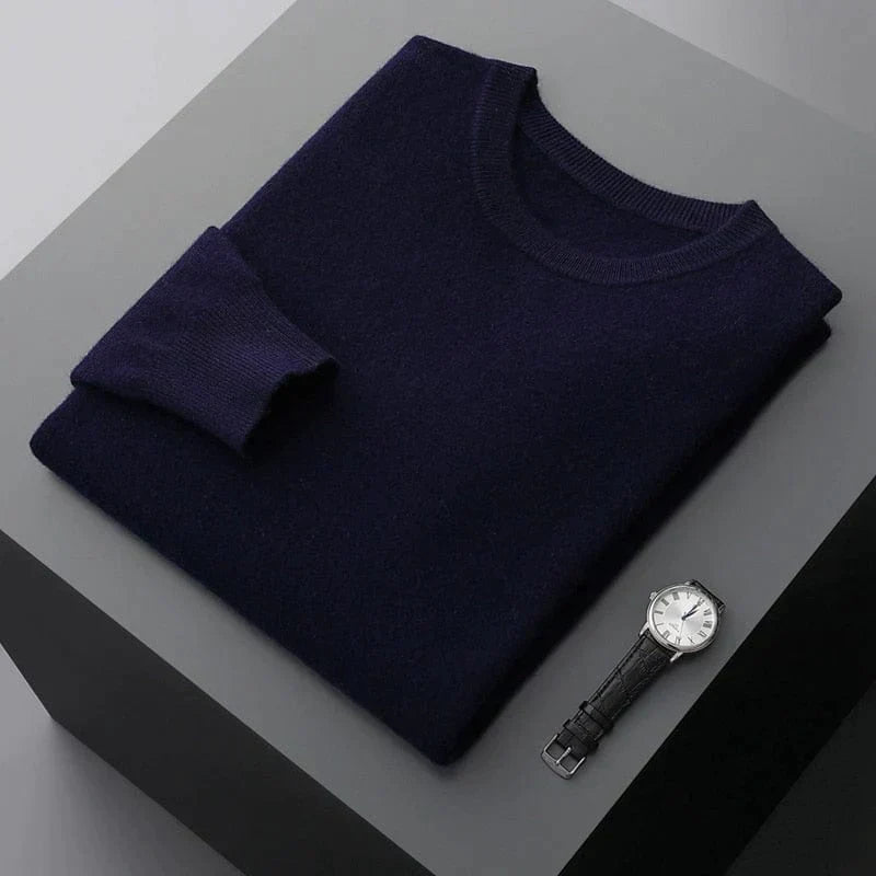 Men's Sweater Classic Crew Neck Elegant Look