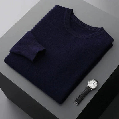 Men's Sweater Classic Crew Neck Elegant Look