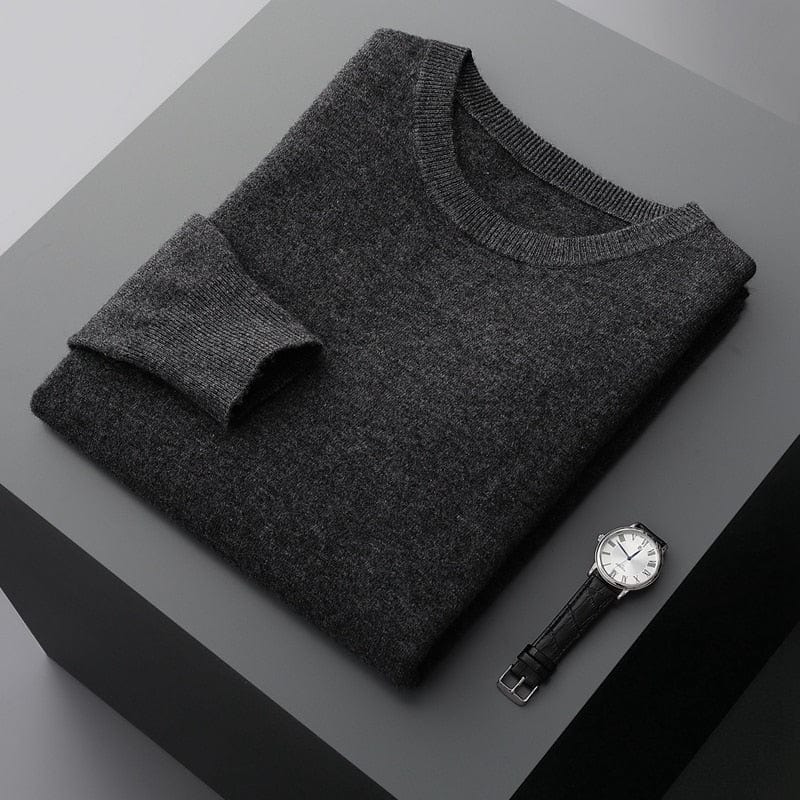 Men's Sweater Classic Crew Neck Elegant Look