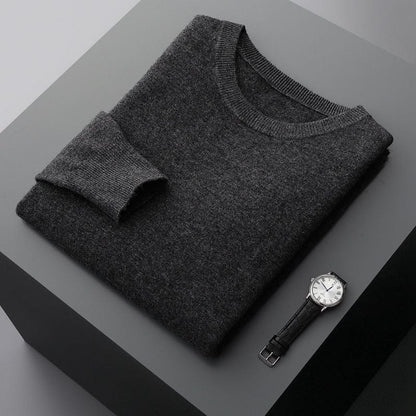 Men's Sweater Classic Crew Neck Elegant Look