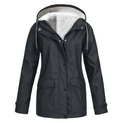 Winter Parka Jacket Faux Fur Lined Warm Insulated