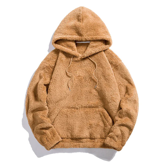 Weicher Plüsch-Pullover Samt Optik
