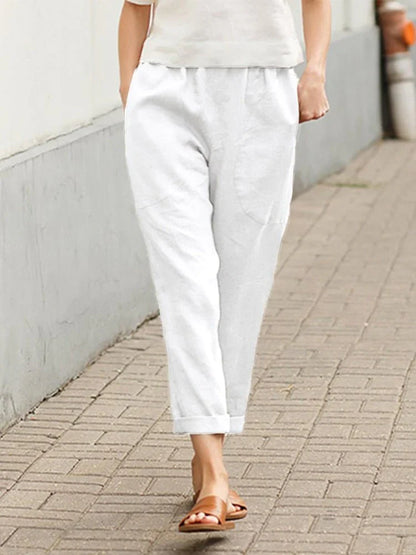 Elegant Women's Slim Fit Trousers