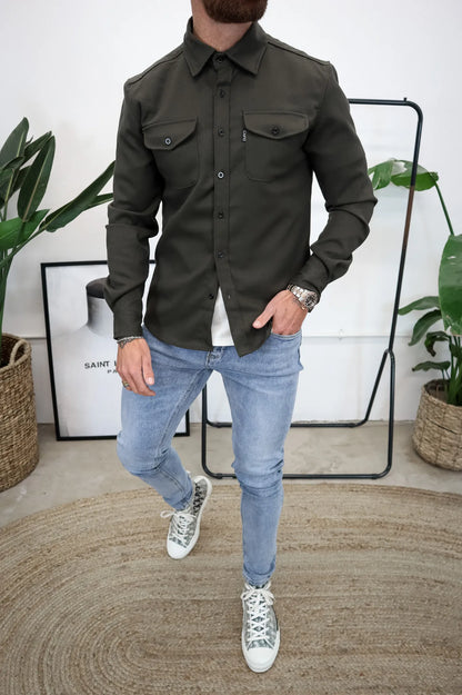 Stilvolle Damenjacke Button Down Style