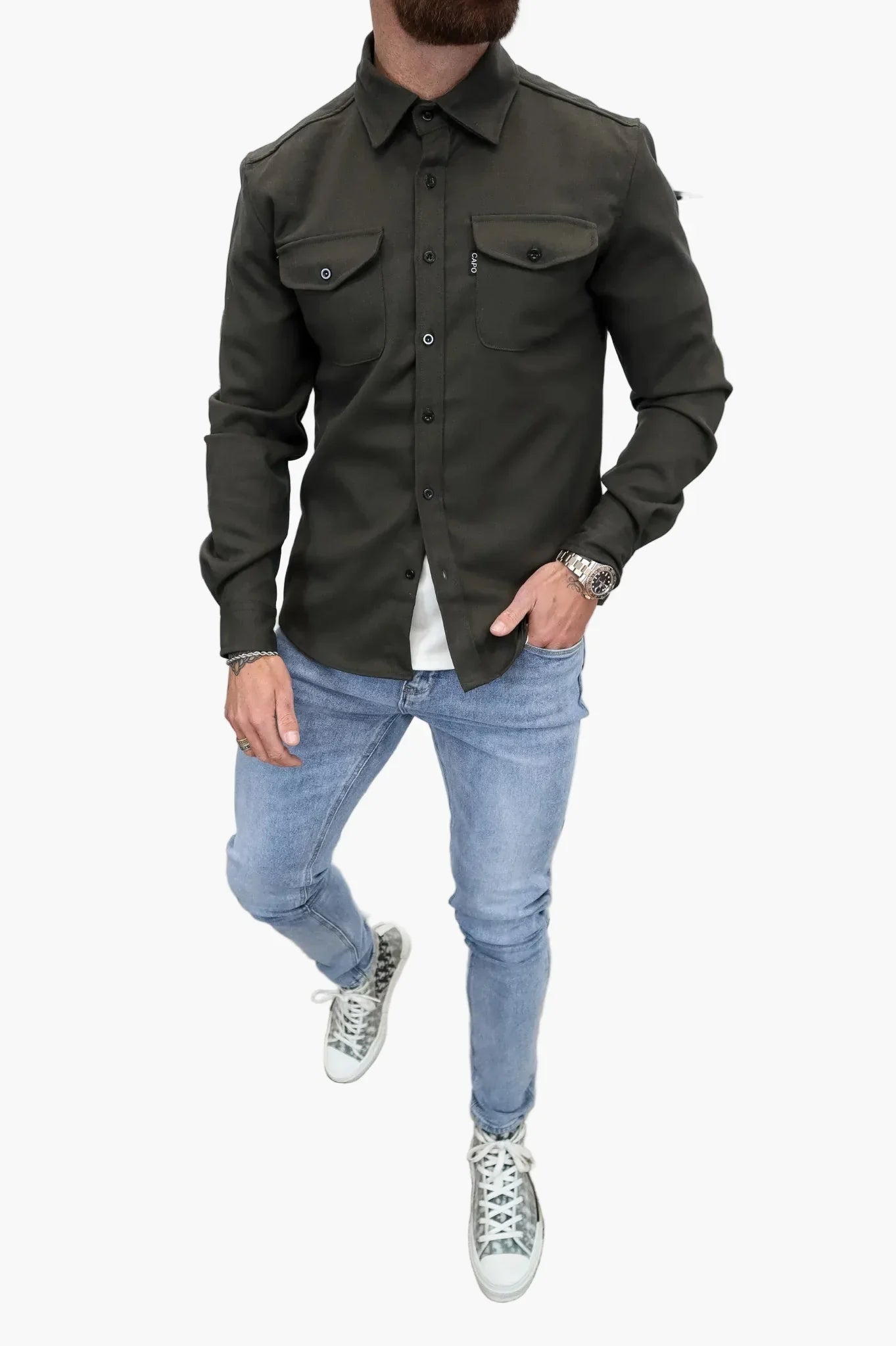Stylish Overshirt Jacket - Modern Versatile Shirt for Everyday Wear