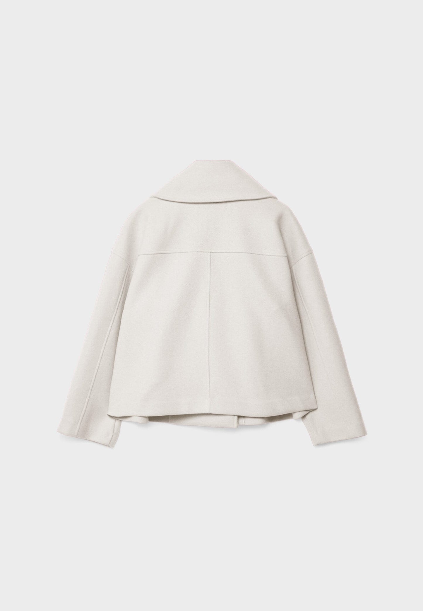 Classic Double-Breasted Short Leather Jacket