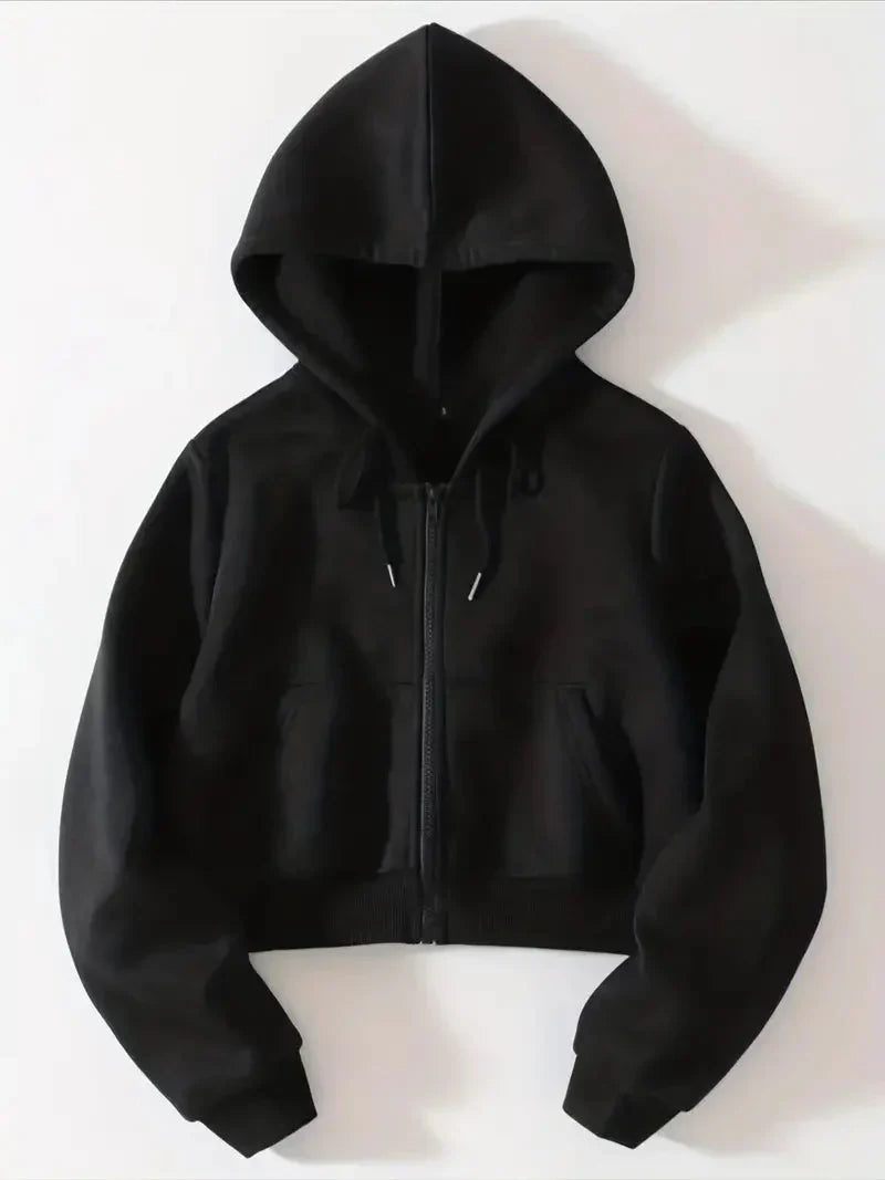 Melissa - Women's Modern Zipper Hoodie
