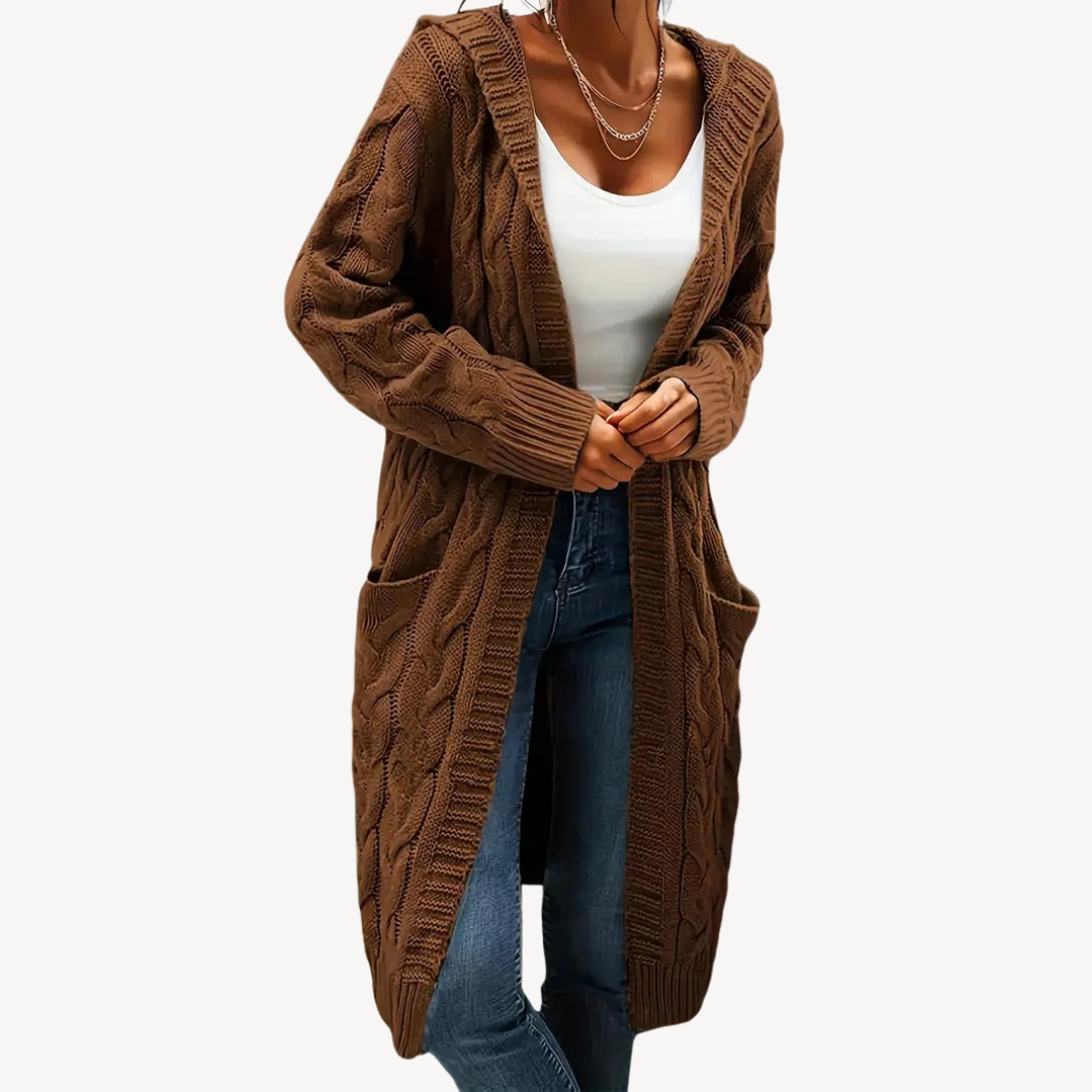 Hooded Cardigan Comfortable Warm