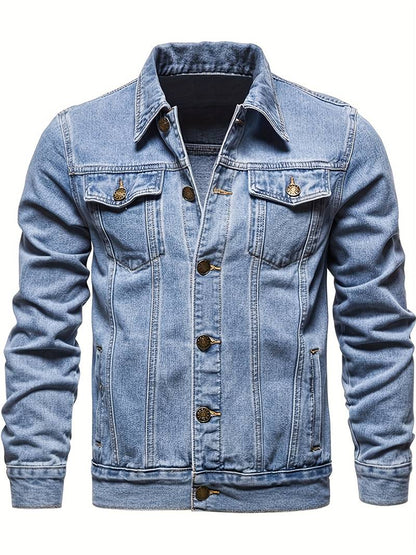 Fashion Jacket Men Modern Slim Fit