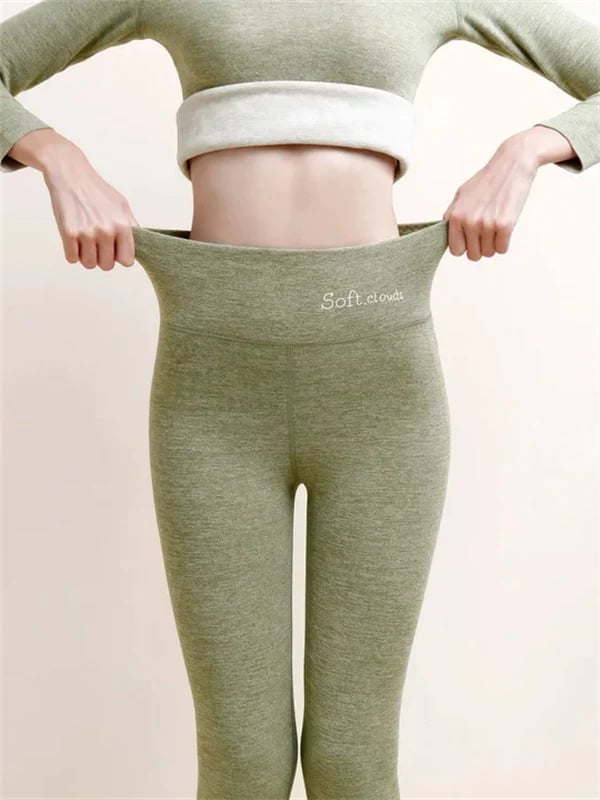 Women's Winter Fleece Trousers - Warm Body-Hugging Leggings