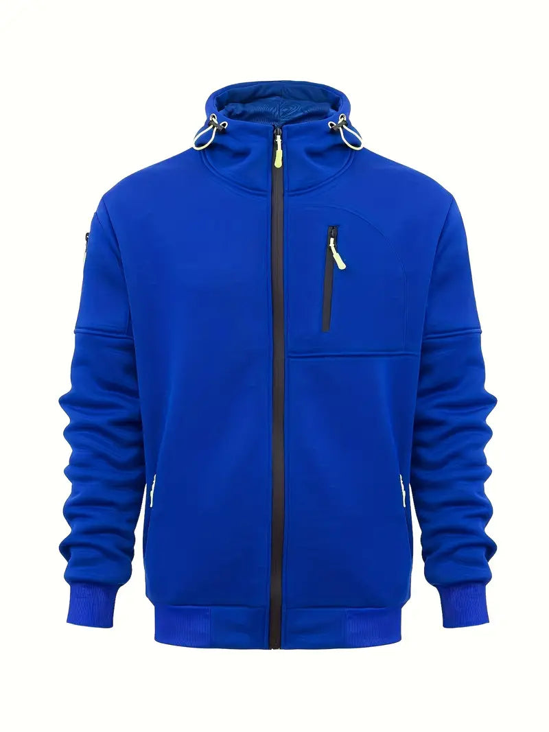 Men's Pullover Hoodie Zipper Warm