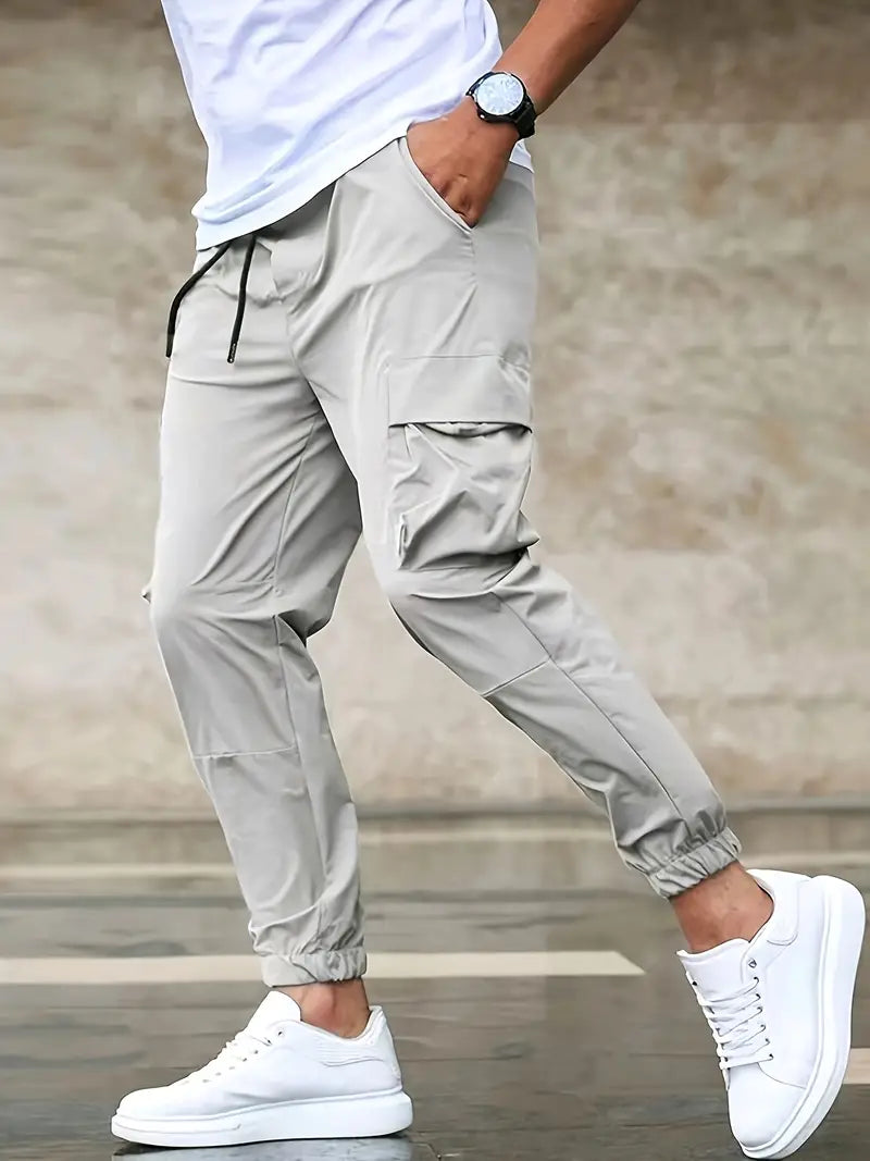Men's Modern Drawstring Cargo Pants