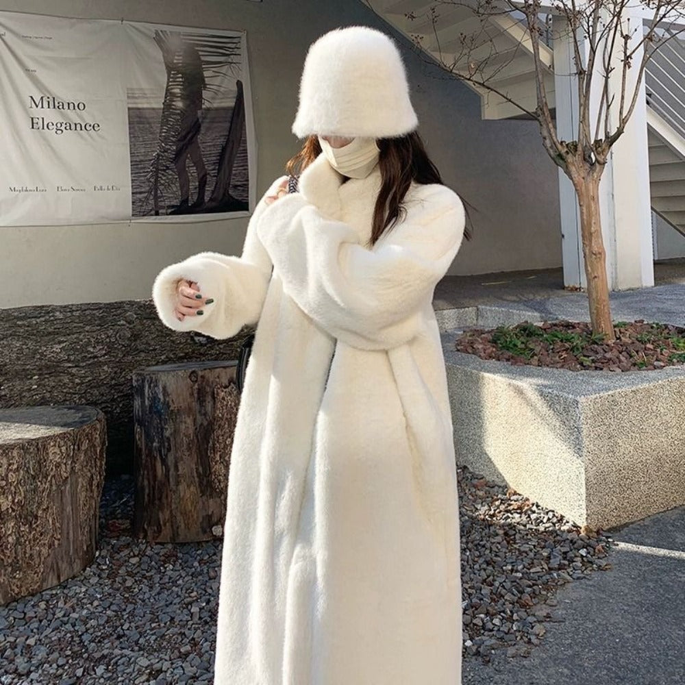 Stylish Kunstfelljacke Damen