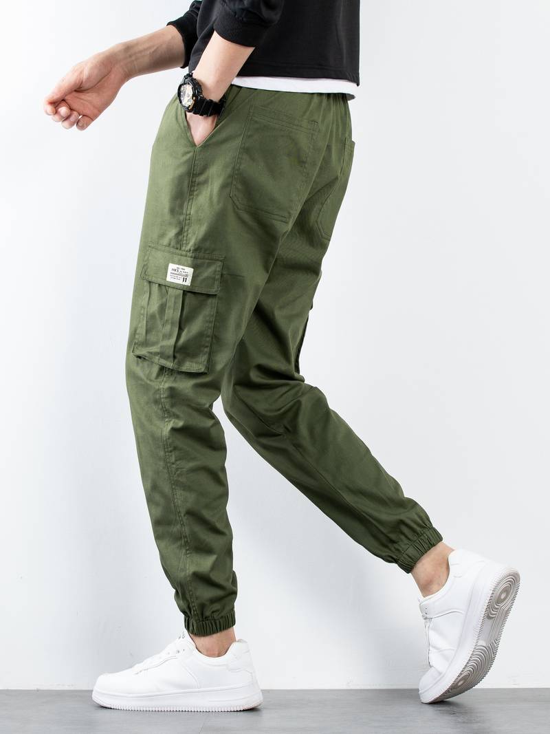 Herren Cargo Hose Bequem Vielfach Taschen