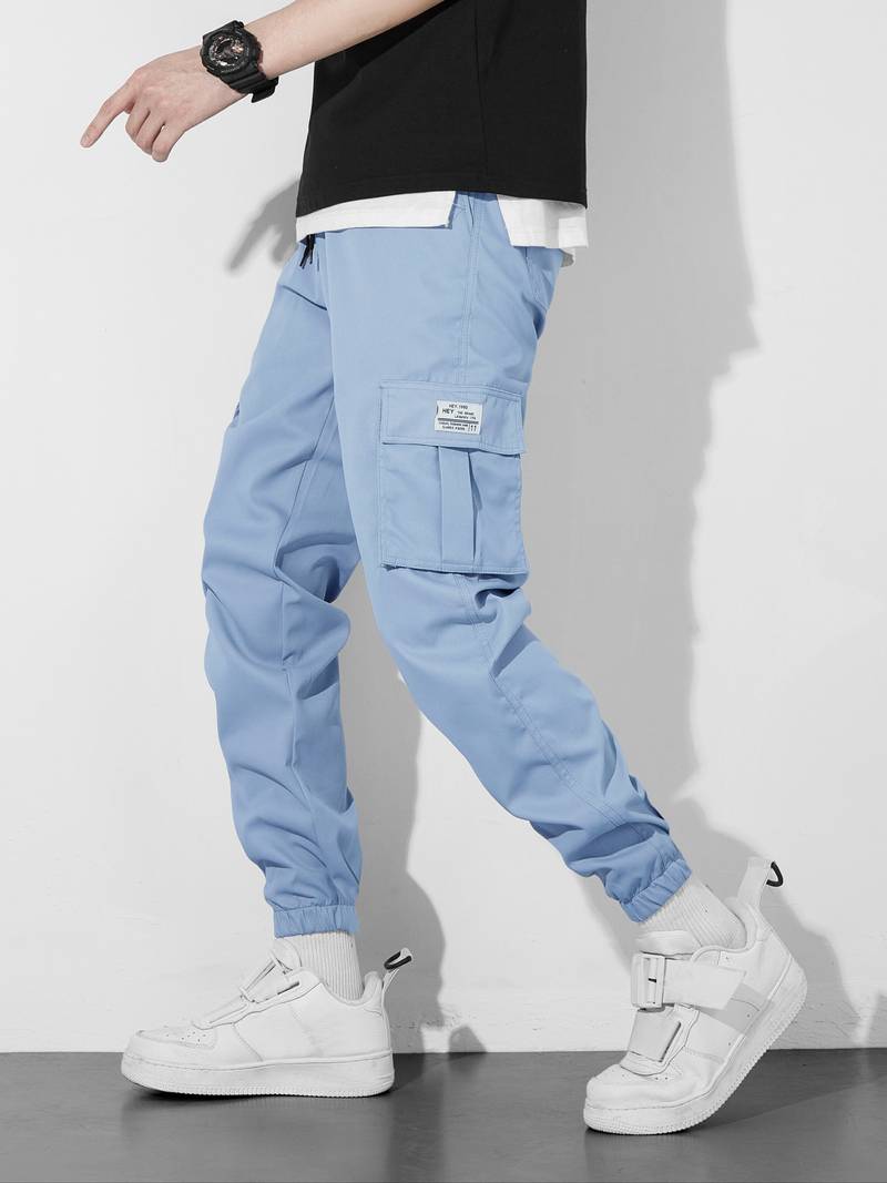 Herren Cargo Hose Bequem Vielfach Taschen