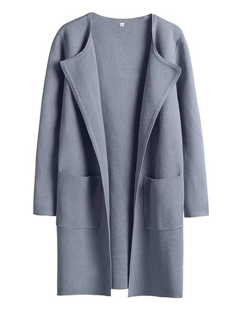 Elegant Women's Coat Lapel Classic